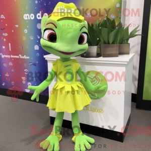 Lime Green Geckos mascotte...