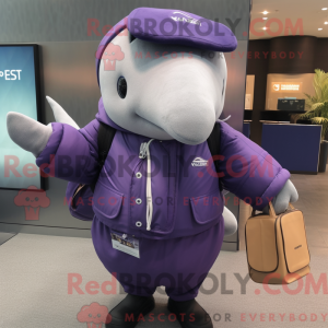 Lilla pukkelhval maskot...