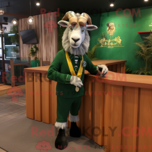 Forest Green Goat mascot...