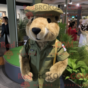Costume de mascotte d Olive...