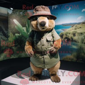 Costume de mascotte d Olive...