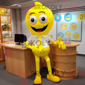 Maskottchenkostüm Gelber...
