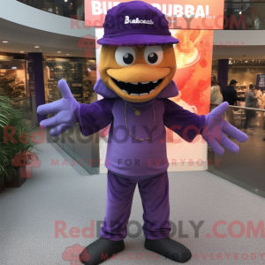 Purple Barracuda mascot...
