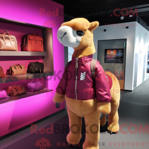 Magenta Camel mascot...