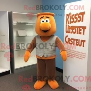 Rust Advokat maskot kostume...