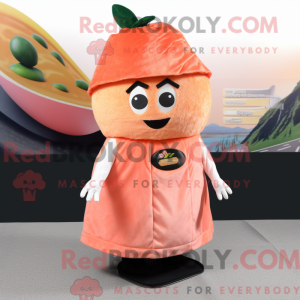 Peach Sushi mascot costume...