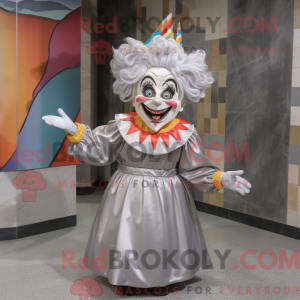 Zilveren clown...