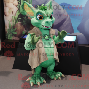 Green Gargoyle mascot...