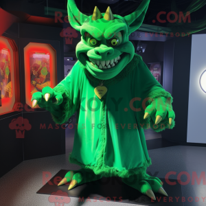 Green Gargoyle mascot...