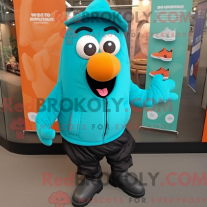 Turquoise Paella mascot...