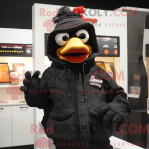 Black Fried Chicken mascot...