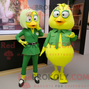 Postava maskota Green...