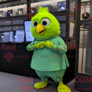 Disfraz de mascota canario...