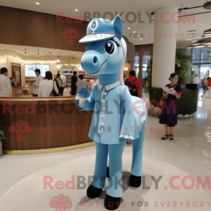 Sky Blue Mare maskot...