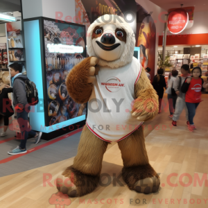 Giant Sloth mascot costume...
