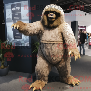 Kæmpe dovendyr maskot...