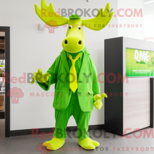 Máscara Lime Green Moose...