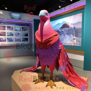 Disfraz de mascota Magenta...