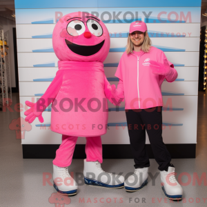 Roze paar schaatsen...