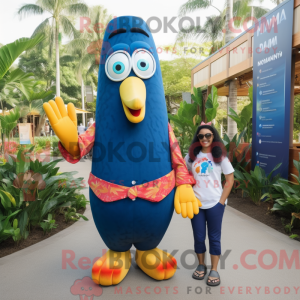 Navy Mango maskot kostume...