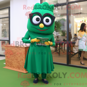 Forest Green Biryani mascot...