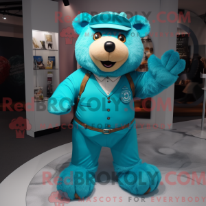 Disfraz de mascota del oso...