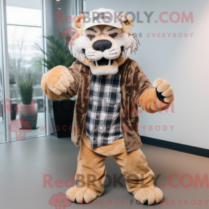 Beige sabeltand tiger...