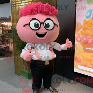 Máscara de arroz frito rosa...
