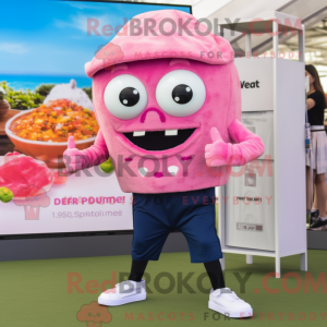 Máscara de arroz frito rosa...