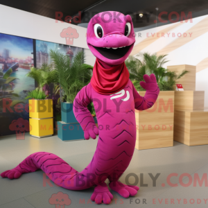 Magenta Snake mascot...