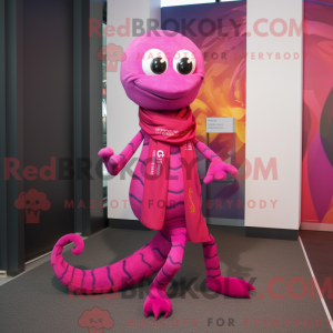 Magenta Snake mascot...