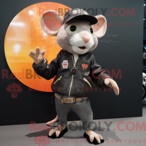 Peach Rat mascot costume...