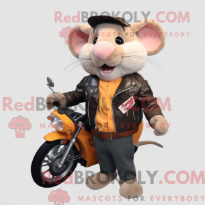 Peach Rat mascot costume...