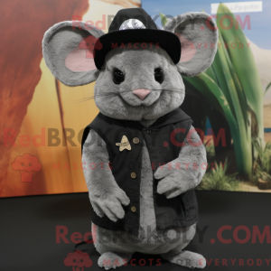 Mascotte de Chinchilla noir...