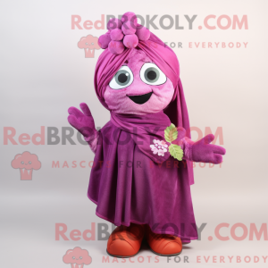 Magenta Grape mascot...