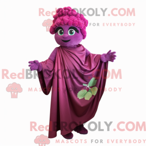 Magenta Grape mascot...