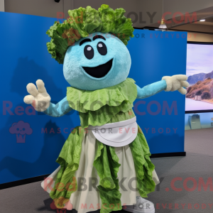 Cyan Caesar Salad maskot...