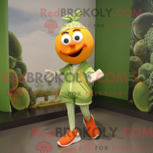 Olive Mandarin mascot...
