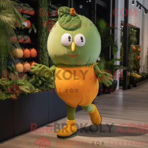 Olive Mandarin mascot...