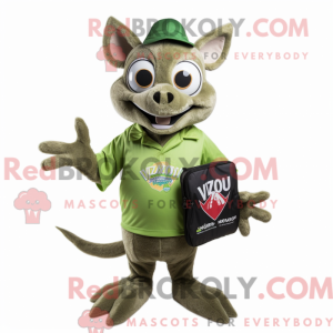 Oliven Chupacabra maskot...