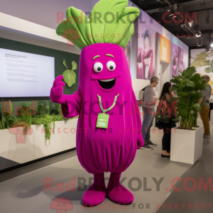 Magenta selleri maskot...