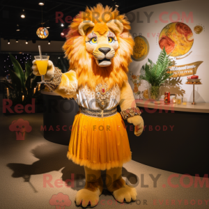 Tamer Lion maskot kostume...