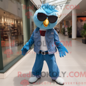 Disfraz de mascota Sky Blue...