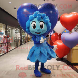 Blue Heart Shaped Balloons...