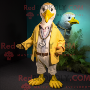 Gelber Albatros Maskottchen...