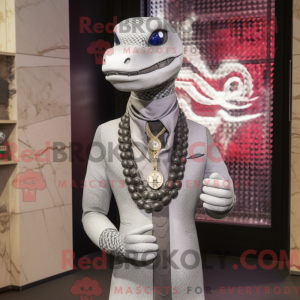 Mascotte de Python argenté...