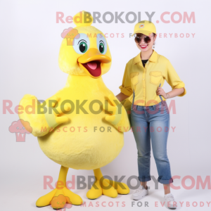 Citrongul Gosling maskot...