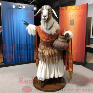 Rust Boer Goat mascot...