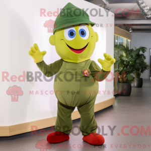 Olive Candy maskot kostume...