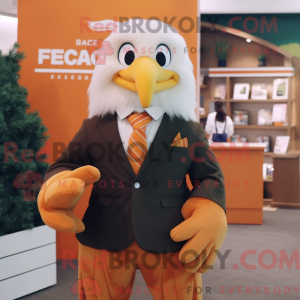 Peach Bald Eagle mascotte...